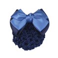 thumbnail image 2 of Happy date Bowknot Snood Net Barrette Hair Clip Bun Cover Hairnet Lace Bow Decor for Woman, 2 of 7