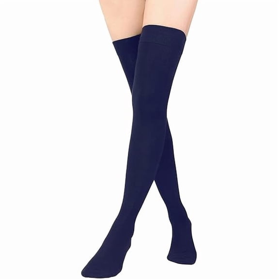 Eryueer Thigh High Socks Long Over Knee High Socks for Women Casual Athlete Striped Knee High Stocking