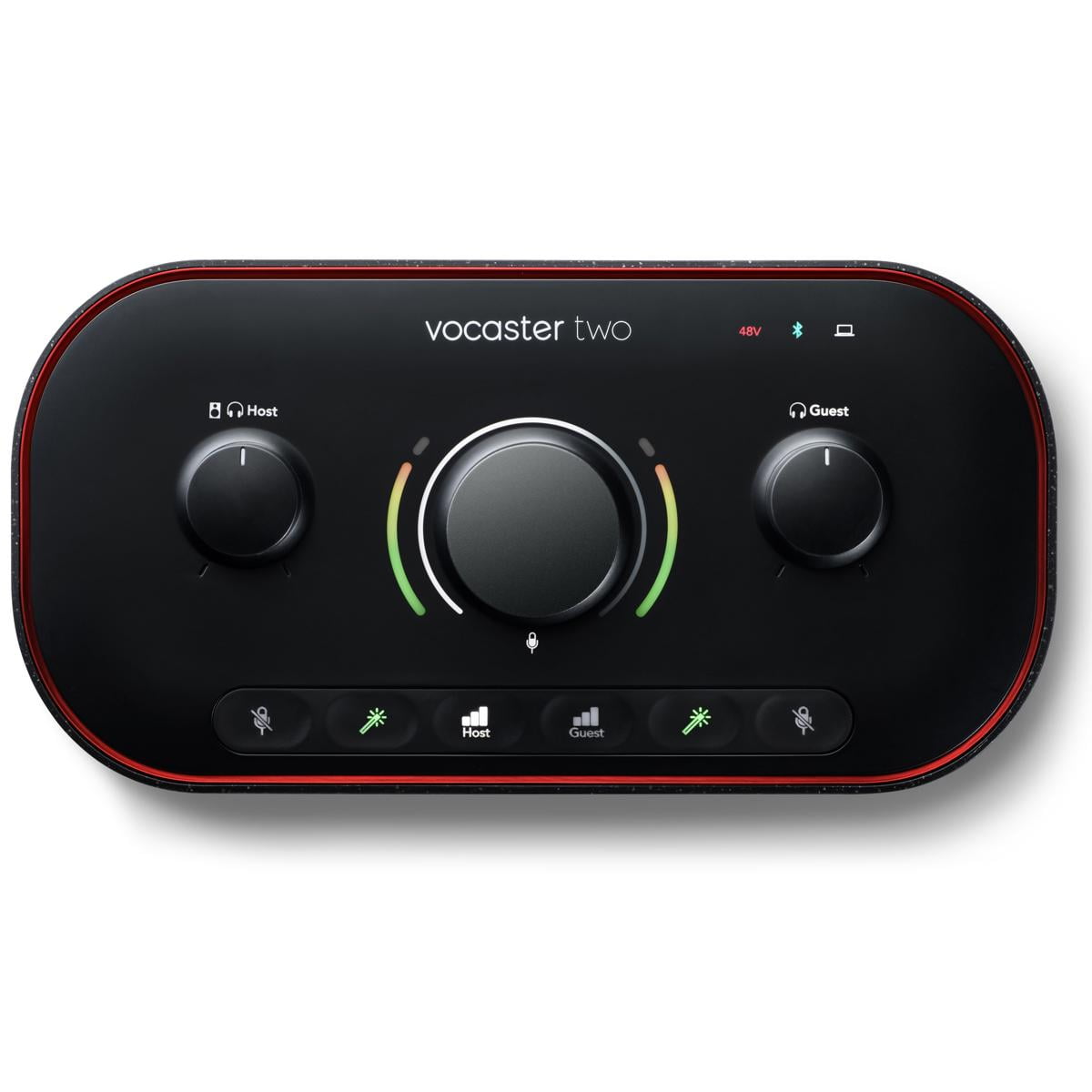 Focusrite Vocaster Two Studio Ultimate Podcasting Kit with Vocaster DM14v Microphone and HP60v Headphones