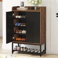 thumbnail image 6 of Shoe Cabinet with Doors, 5-Tier Shoe Storage Cabinet for Entryway Hallway, 6 of 6