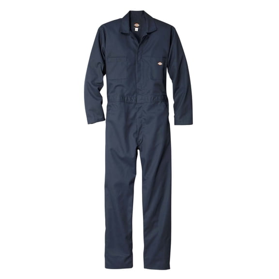Dickies Men’s Long Sleeve Coveralls – Durable Workwear with Zipper Front, Multiple Pockets & Stain-Resistant Fabric for All-Day Comfort