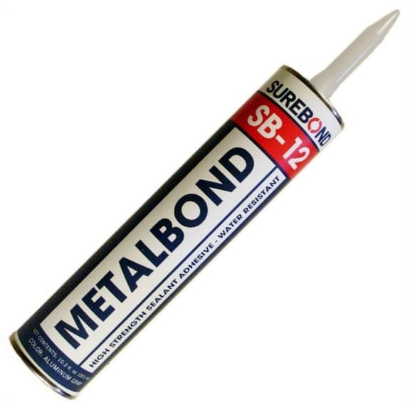 Surebond SB-12, HAWA, Aluminum Gray Hybrid Industrial Sealant, 10.3 oz