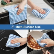 JOYMOOP Microfiber Cleaning Cloths – 18 Pack, 10 x 10, Blue