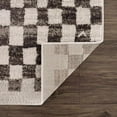 thumbnail image 4 of Hauteloom Benjy Living Room, Bedroom Area Rug - Contemporary - Cream, Charcoal - 8'10'' x 12'', 4 of 14