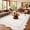 Beige White, variant on ZACOO 2'x6' Scalloped Edge Runner Rug,Geometric Solid Machine Washable Ultra Thin Non Slip Carpet for Hallway Entryway Kitchen, Sage Green