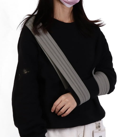 Arm Sling - Support Strap For Broken & Fractured Bones - Adjustable Shoulder, Rotator Cuff Full Soft Immobilizer - For Left, Right Arm, Men WomenSimple/Lightweight/Comfortable