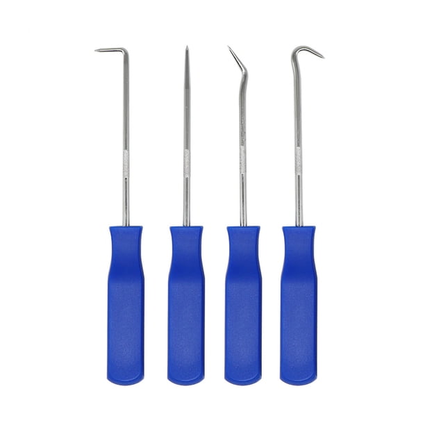 Kenally Paquete de 4 destornilladores de sello de aceite de coche, extractor de junta tórica Universal para coche, ganchos de selección, herramienta Vehículos, repuestos y accesorios Mis Kenally VI017698-00B