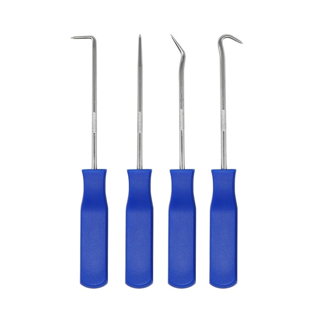 Kenally Paquete de 4 destornilladores de sello de aceite de coche, extractor de junta tórica Universal para coche, ganchos de selección, herramienta Vehículos, repuestos y accesorios Mis Kenally VI017698-00B