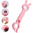 thumbnail image 1 of Corkscrew Corkscrew for Weak Hands Cute 4 in 1 Multifunctional Beer Corkscrew for Kids Gift (Pink), 1 of 5