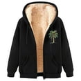 thumbnail image 2 of Wowcloth Women's Fleece-Lined Hoodie, Long Sleeve Stylish and Comfortable for Daily Casual Wear and Outdoor Activities, 2 of 5