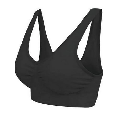 

FASHIONWT Women Seamless Plain High Stretch Sports Leisure Sports Bra Underwear