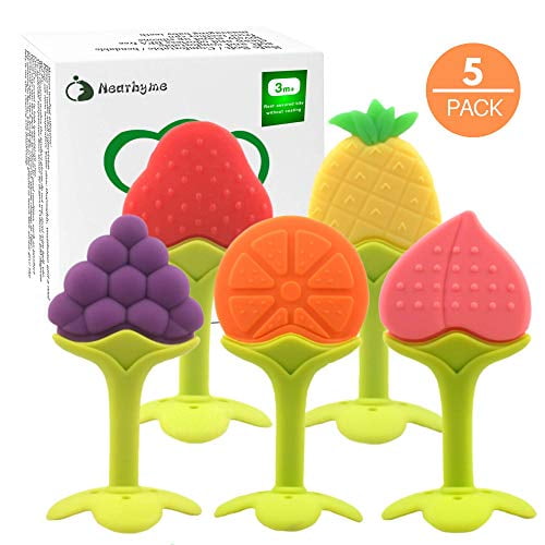 silicone fruit teether