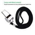 thumbnail image 4 of Hariumiu Whistle, Stainless Steel Super Loud Sports Whistle with Lanyard, Perfect for Referees, Coaches, Polices, Outdoor Sports, Emergency, 4 of 10