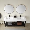 thumbnail image 3 of Miseno Mv702872 Ablitas 72" Free Standing Double Basin Vanity Set - Brushed Gold / White, 3 of 7