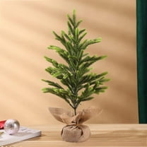 Sinkoo Mini Tabletop Christmas Tree, 18" Artificial Small Christmas Tree for Christmas Table Decoration, Desktop Xmas Pine Tree for Home, Office, Bookshelf, Indoor Holiday Party Decor