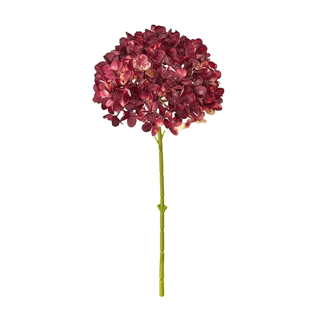 Flores para la Decoración Simulación de la Seda de la Flor de la Hortensia, 7.5x17.3In Flores Falsas para la Decoración