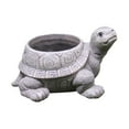 thumbnail image 3 of Turtle Planter Pot Artwork Tortoise Flower Pot for Farmhouse Cafe Restaurant Gray, 3 of 8