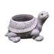 thumbnail image 3 of Maceta de tortuga, maceta de tortuga, florero decorativo, maceta de resina, maceta para estantería, cafetería, decoración del hogar Gris, 3 of 8