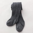 thumbnail image 4 of LBECLEY Winter Baby Socks Toddler Girls Boys Cable Knit Tights Cotton Footed Leggings Pantyhose Stocking Pants 0 to 6 Years Kids Socks Dark Gray Size 12, 4 of 5