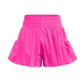 thumbnail image 7 of Women's Sports Fitness Pocket Shorts Elastic Waist Running Shorts Women Shorts Athletic 5 Tight Shorts for Women Womens Drawstring Shorts with Pockets Womens Cut off Jean Shorts Chambray Shorts Women, 7 of 7