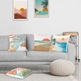 thumbnail image 3 of Modern Tropical Hawaii Pillow Covers 16x16 Inch Set of 4 Outdoor Palm Leaves Decorative Pillows Case Soft Velvet Tropical Decoration for Patio Garden Bed Home Decor, 3 of 5