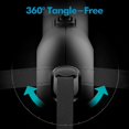 thumbnail image 4 of Jinsinto Retractable Dog Leash, Retractable, Waste Bag Dispenser, for Training and Walking, Black (5 M) -, 4 of 5