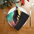 thumbnail image 2 of GZHJMY Wolf Cloth Napkins Set of 6,Reusable Washable Polyester Dinner Table Napkins for Kitchen,Dining,Restaurant,Party Decoration, 2 of 7
