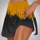 thumbnail image 5 of Faldas de Verano para las Mujeres Impresión Hoja Plisado Tenis Atlético Elástico Pantalones Cortos, Falso Dos Piezas Pantalones Falda para Diario, 5 of 6