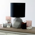 thumbnail image 4 of All the Rages LT2060-BLK Simple Designs Geometric Concrete Lamp, Black, 4 of 4