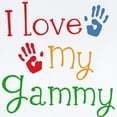 thumbnail image 2 of CafePress - I Love My Gammy Infant Bodysuit - Baby Light Bodysuit, Size Newborn - 24 Months, 2 of 4