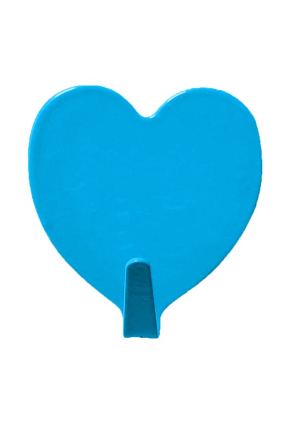 Valentine's Day Heart Hooks Coat Hooks, Love Heart Shape Wall Hooks for Hanging Coats, Black No Rust Hooks for Scarf, Bag, Towel, Key, Cap, Cup, Hat