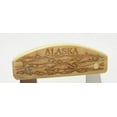 thumbnail image 2 of Inupiat Eskimo Birch Alaska Cutlery Ulu Knife Salmon School Fish, 2 of 3