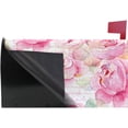 thumbnail image 6 of GZHJMY Vintage Watercolor Pink Roses Flower Magnetic Mailbox Cover Large Size Mailbox Wraps MailWraps Post Letter Box Cover Garden Yard Oversized 25.5 x 21 inch Home Decor, 6 of 7