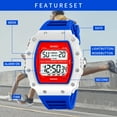 thumbnail image 4 of SKMEI Mens Digital Sports Watches Multifunctional 50M Waterproof LED Alarm Backlight Watch, 4 of 8