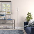 thumbnail image 3 of Evelyn&Zoe Frieda 66" Tall Floor Lamp with Glass Shade, Polished Nickel/Clear, 3 of 7