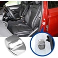 thumbnail image 2 of Juego de 4 tapas protectoras para cerraduras de puertas de coche - Resistentes a la corrosión - Acero inoxidable plateado, 2 of 5