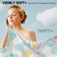 thumbnail image 3 of GZHJMY Beach Towel for Women Girls, Cartoon Bunny Moon and Clouds Bath Towel, Oversized Lightweight Sport Towel, 31x51 Inch, 3 of 7