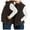 Brown, variant on Yindaity Boys Girls Polar Fleece Vest Winter Thick Warm Outerwear Funny Cartoon Vest For Girls(Coffee,7-9 Years)