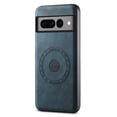 thumbnail image 2 of for Google Pixel 7 Pro Back Case, PU Leather Detachable Card Slot Magnetic Closure Shockproof Kickstand Slim Fit Support Magnetic Car Mount Phone Cover for Google Pixel 7 Pro, Blue, 2 of 11