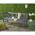 thumbnail image 2 of Safavieh Brentwood Indoor/Outdoor Traditional Acacia Patio Bench, 2 of 6