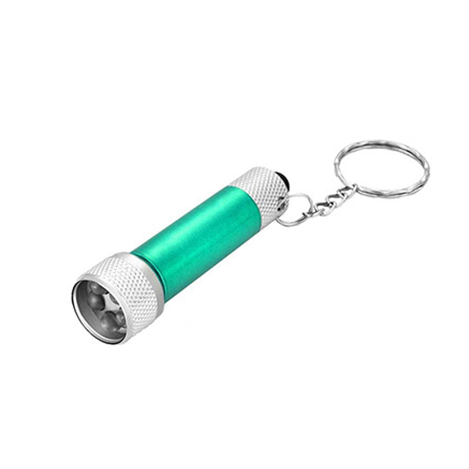 Portable LED Mini Flashlights Light Torch Aluminum Keychain KeyRing Key Chain 