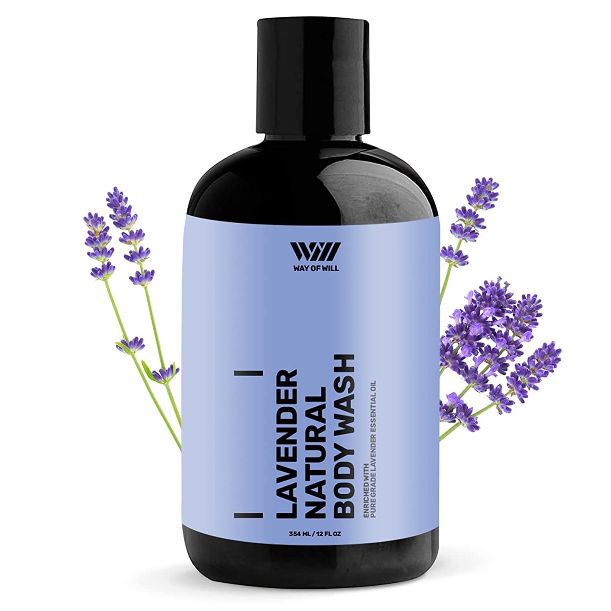 Way of Will Lavender Body Wash Moisturizing Liquid Soap for Dry Skin