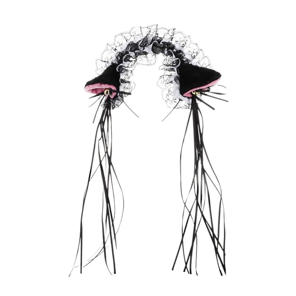 EeaseMX Tocado de cosplay, mascarada, pelo, orejas de gato, campana, diadema, accesorios para el cabello