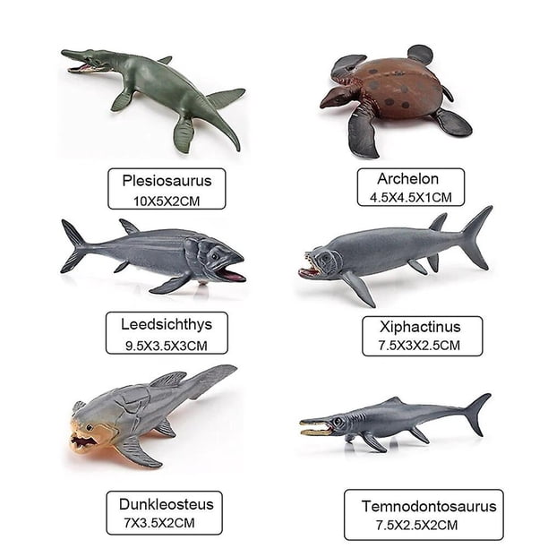 Juguetes para niños, figuritas realistas de vida marina en el océano, figuras de acción de animales antiguos, figuras de Trilobite Plesiosaurus, juguete