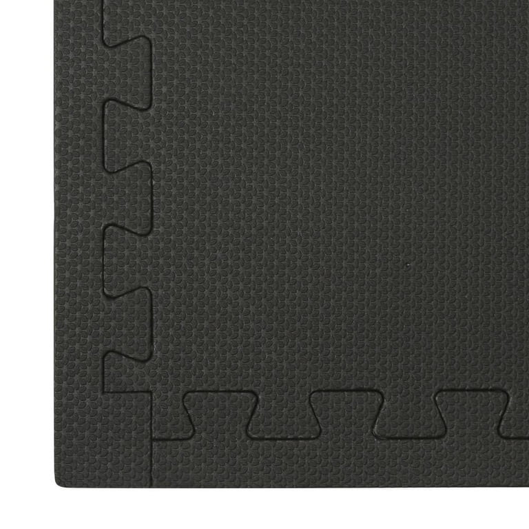 Norsk Rainbow Pack/Black 24 in. x 24 in. EVA Foam Truly Reversible Interlocking Tile (36-Tile) Norsk Rainbow Pack/Black 24 in. x 24 in. EVA Foam Truly Reversible Interlocking Tile (36-Tile)