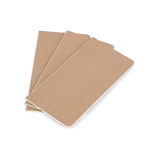 Wanderings Traveler's Notebook Refill Inserts - Lined Paper - Set of 3 - Journal Refills for Leather Travel Journals, Writers, Diaries and Planners - 8.25 x 4.25 Inch (21cm x 11cm)