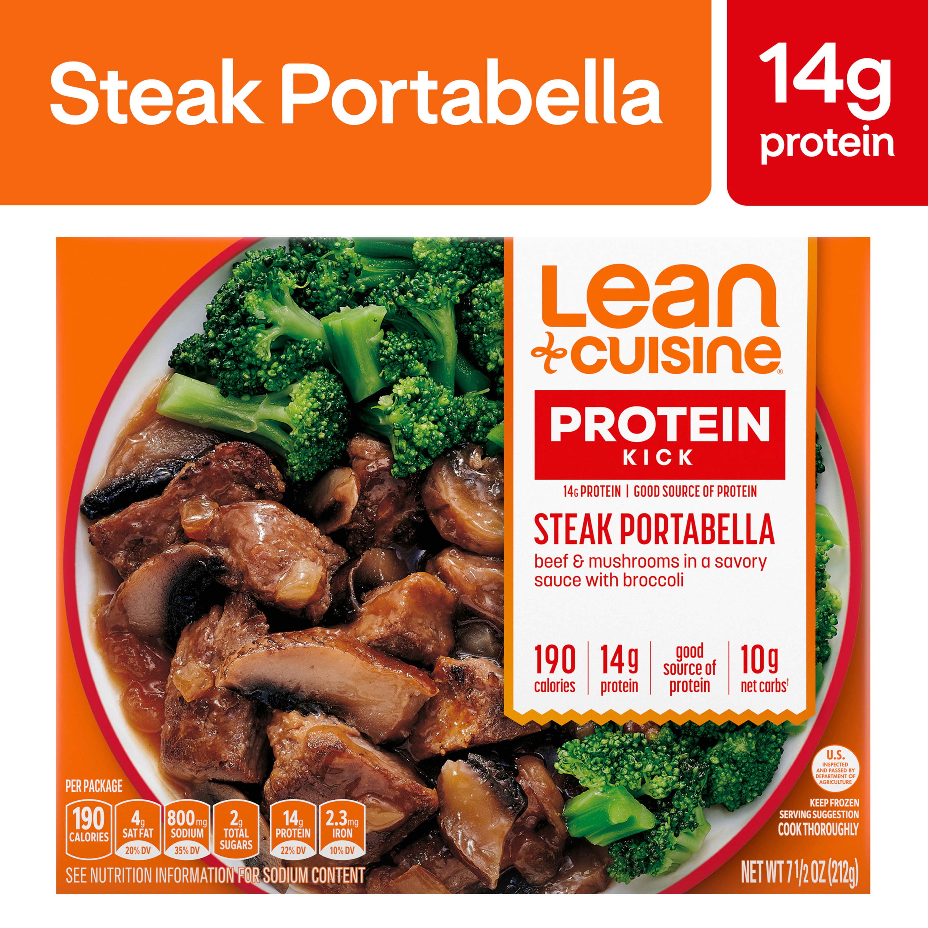 Lean Cuisine Steak Portabella Meal, 7.5 oz (Frozen)