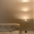 thumbnail image 3 of Modern Minimalist 3-Head Ceiling-to-Floor Lamp – Adjustable Height LED Mood Light with Brass Finish and Marble Wall Mount for Bedroom, Living Room, or Hallway, 3 of 10