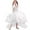 White, variant on Dress For Girls High End Removable Train Puff Skirt Formal Performance Gown Elegant Dress For Party Dress For Kids Princess Maxi Dress 80