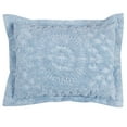thumbnail image 4 of Better Trends 2 Piece Twin Bedspread Set 100% Cotton Chenille Tufted Medallion Pattern Soft & Luxurious Feel, Perfect for Gifting and All Seasons, Machine Washable (Blue) Rio Collection, 4 of 6